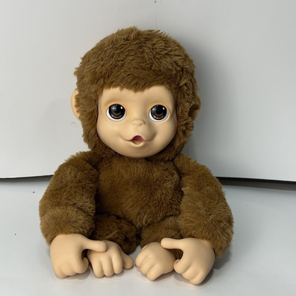LITTLE LIVE PETS Other - Little Live Pets Baby Monkey Interactive Brown Plush Moose Toys 2015